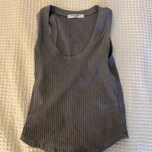 Project Social T Suki Scoop Ribbed Tank Top